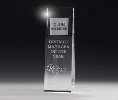 Crystal Wedge Trophy