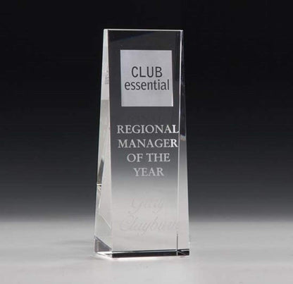 Crystal Wedge Trophy