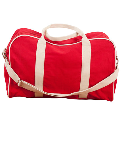 [B2100] Cotton Canvas Sports Bag