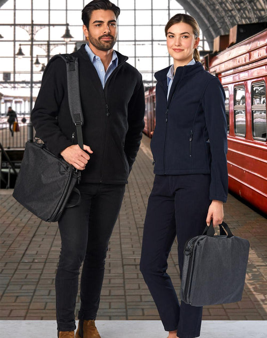 [B5005] Utility Heather Laptop Bag