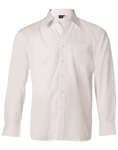 [BS01L] Man's poplin shirt,long sleeve