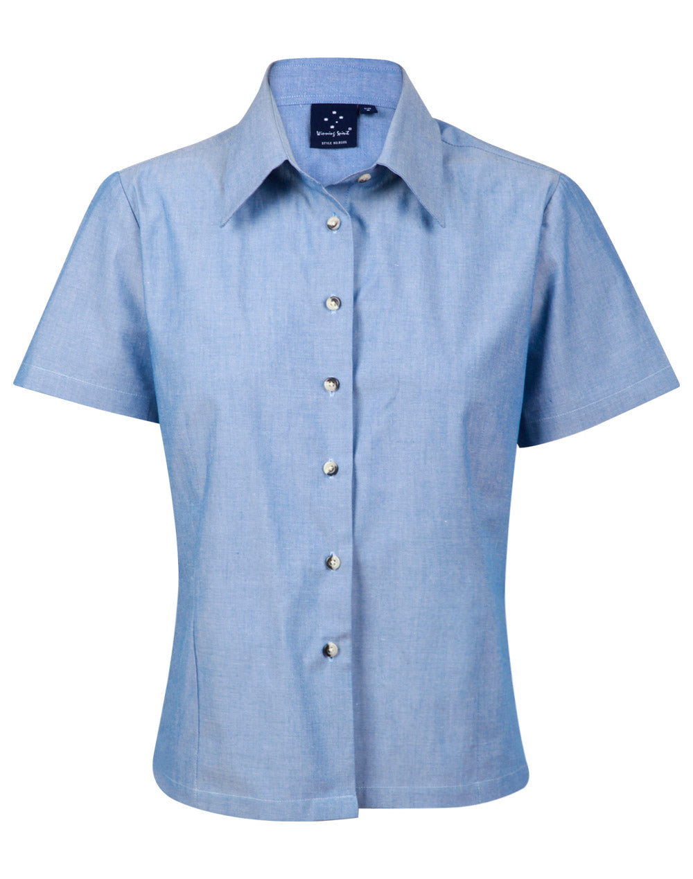[BS05] Ladies w/f S/S chambray shirt