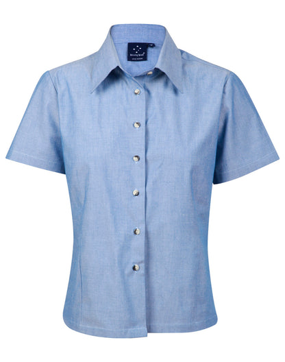 [BS05] Ladies w/f S/S chambray shirt