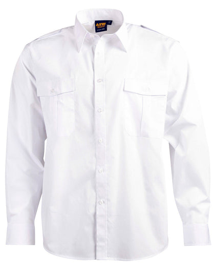 [BS06L] Unisex epaulette shirt,long sleeve.