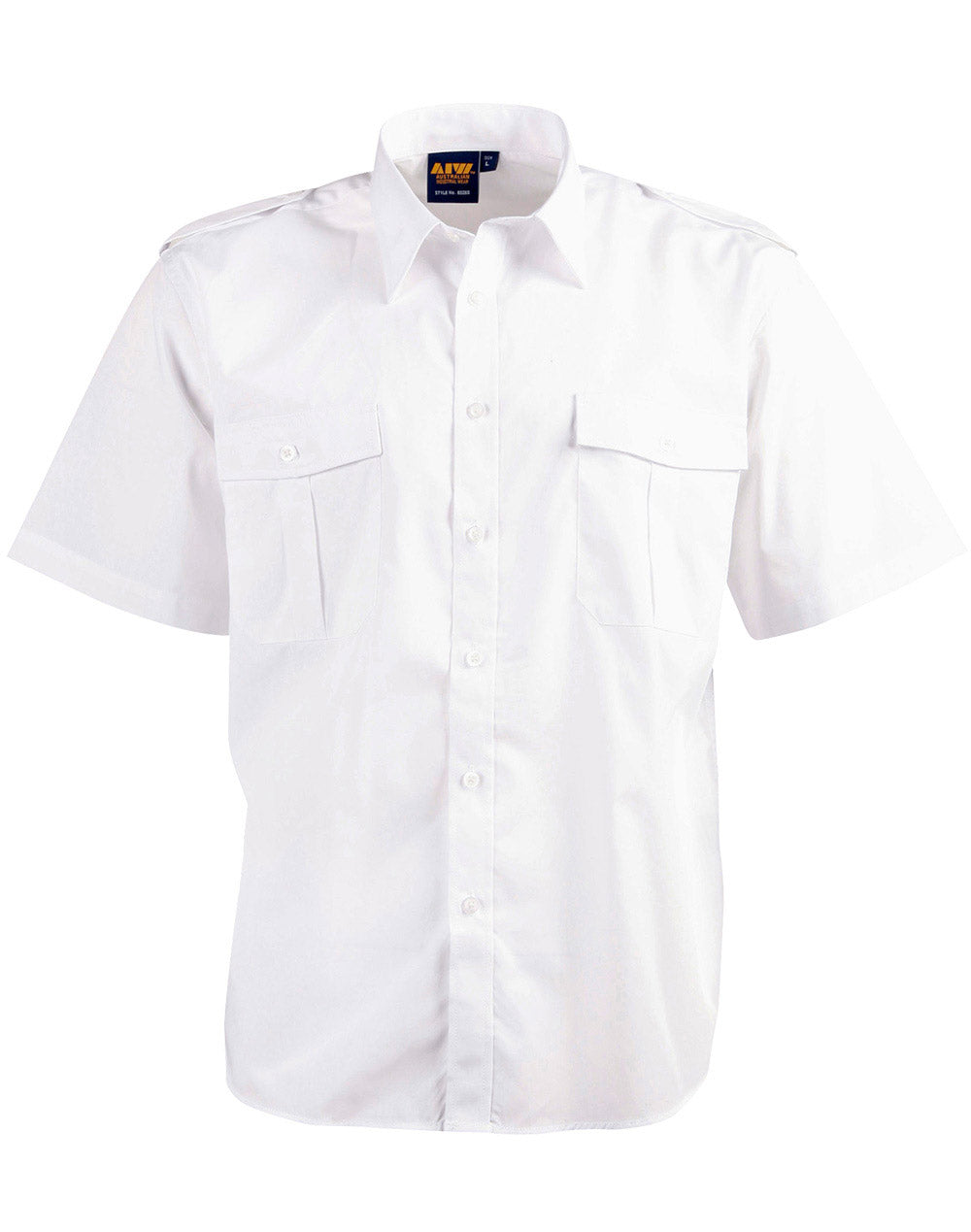 [BS06S] Unisex epaulette shirt ,short sleeve.