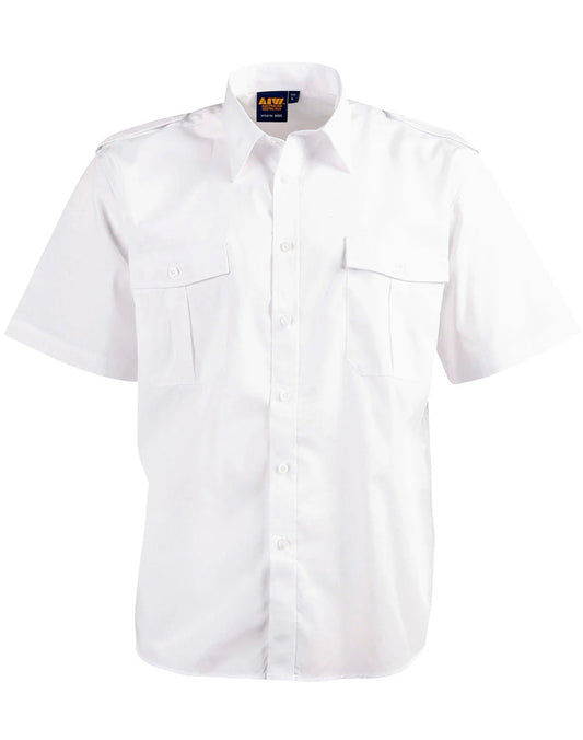 Mens Short Sleeve Epaulette Shirts