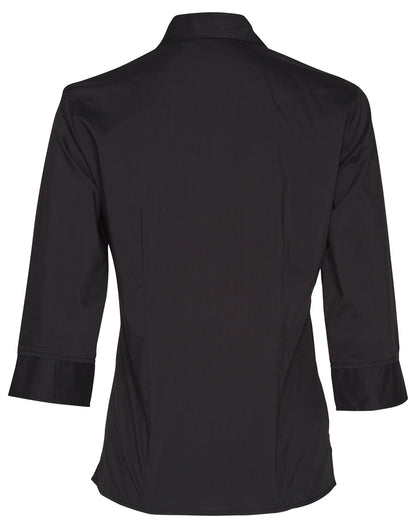 [BS07Q] Ladies' 3/4 sleeve teflon shirt