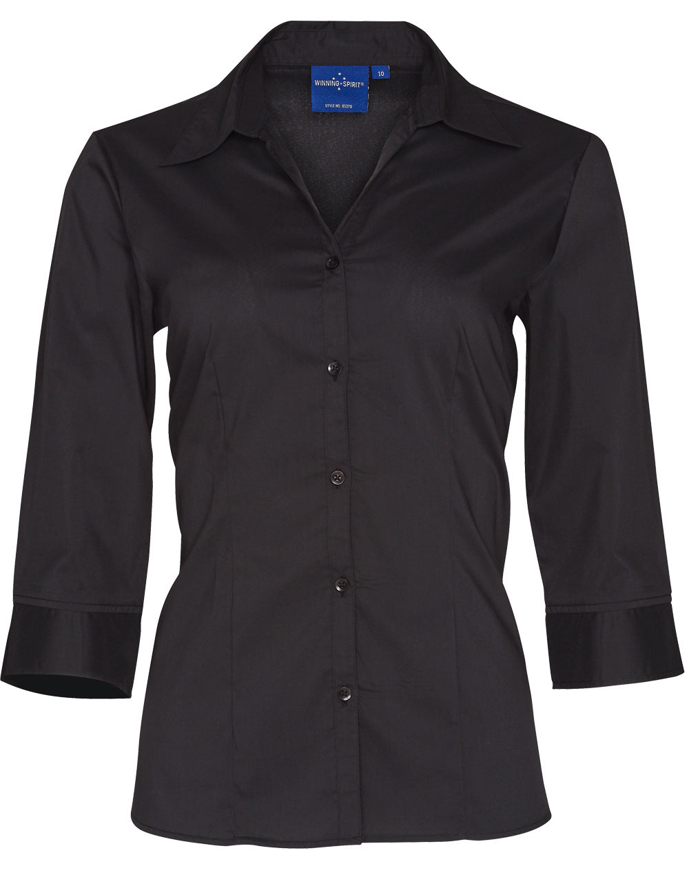 [BS07Q] Ladies' 3/4 sleeve teflon shirt