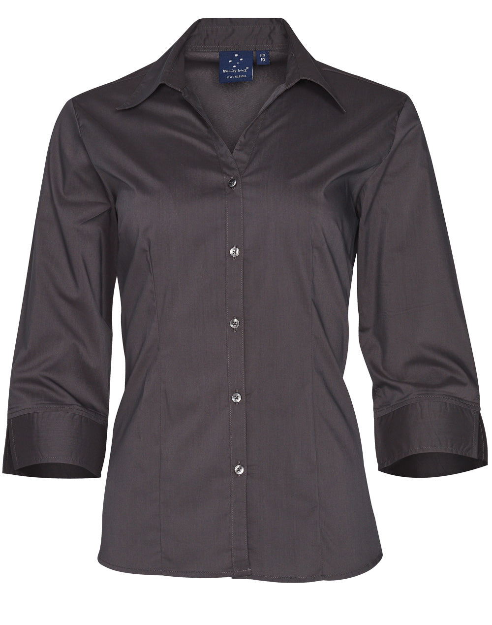[BS07Q] Ladies' 3/4 sleeve teflon shirt