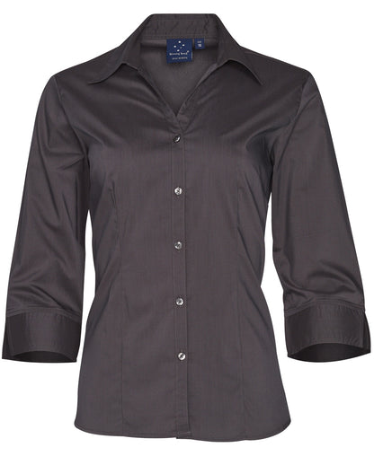[BS07Q] Ladies' 3/4 sleeve teflon shirt
