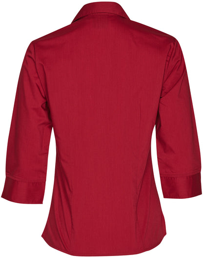 [BS07Q] Ladies' 3/4 sleeve teflon shirt