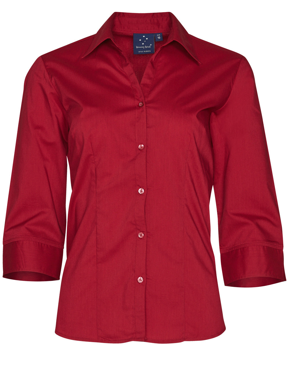 [BS07Q] Ladies' 3/4 sleeve teflon shirt