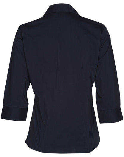 [BS07Q] Ladies' 3/4 sleeve teflon shirt