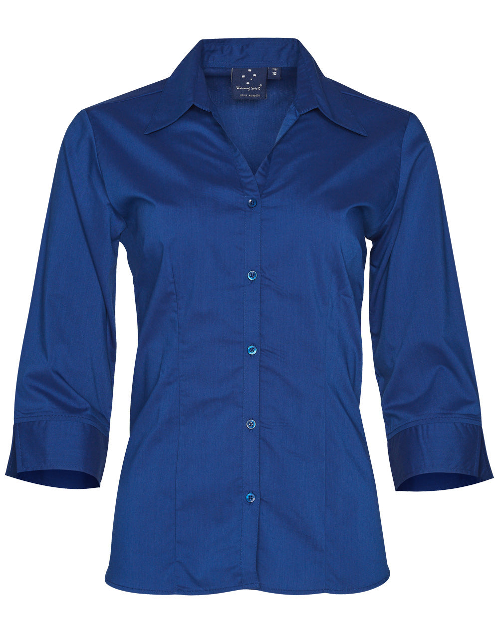 [BS07Q] Ladies' 3/4 sleeve teflon shirt