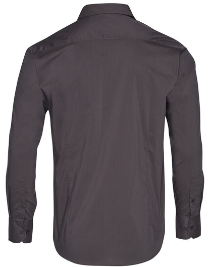 [BS08L] Mens L/S Teflon business shirt
