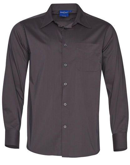 [BS08L] Mens L/S Teflon business shirt
