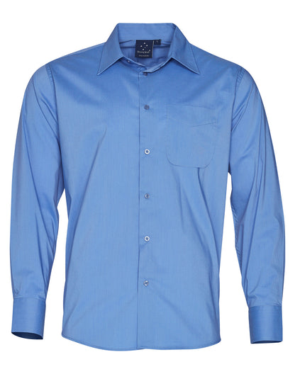 [BS08L] Mens L/S Teflon business shirt