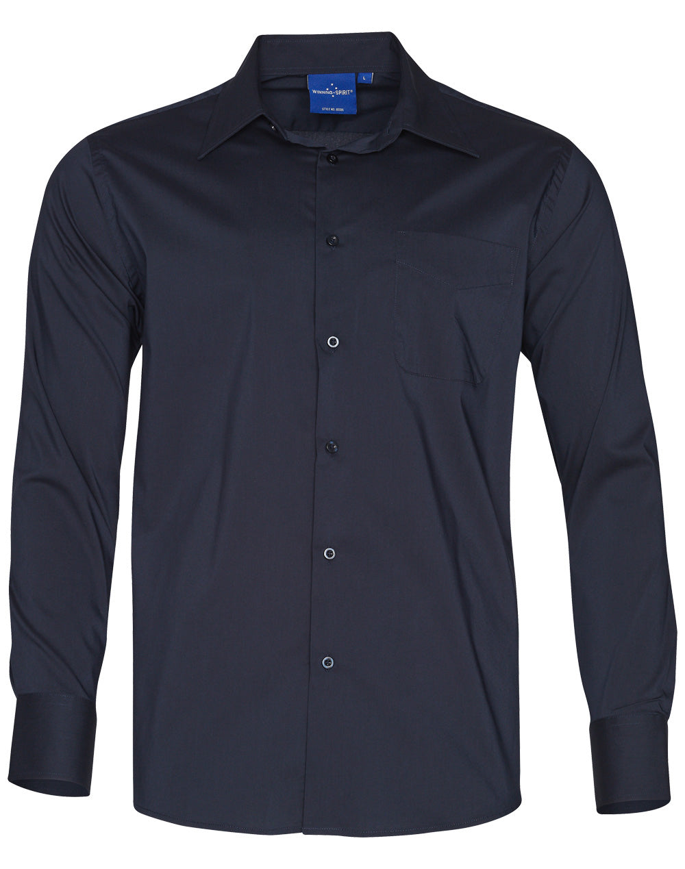[BS08L] Mens L/S Teflon business shirt
