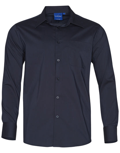 [BS08L] Mens L/S Teflon business shirt
