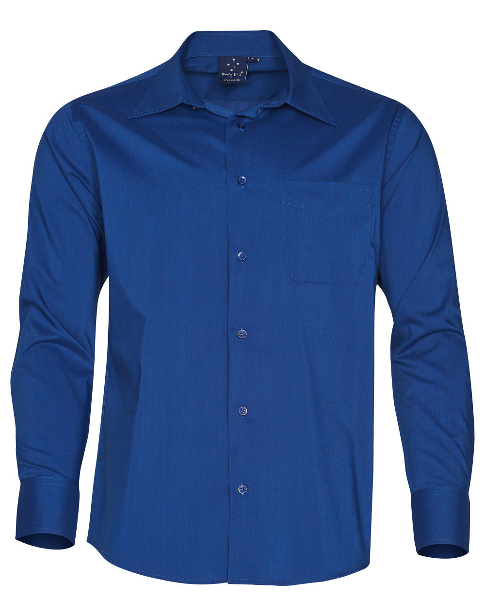 [BS08L] Mens L/S Teflon business shirt