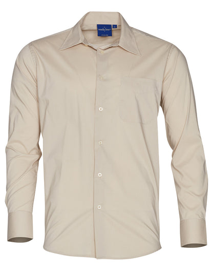[BS08L] Mens L/S Teflon business shirt