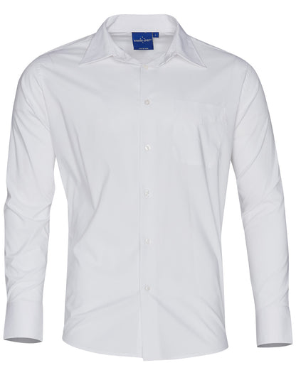 [BS08L] Mens L/S Teflon business shirt