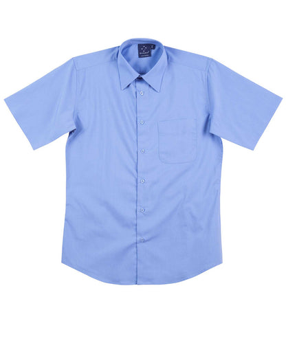 [BS08S] Mens S/S Teflon business shirt