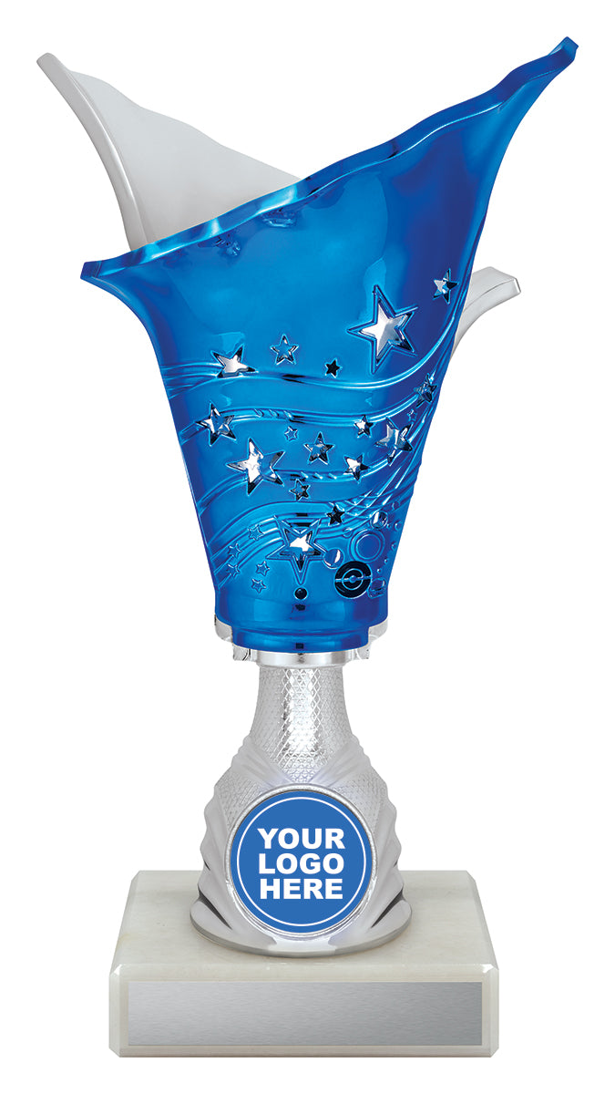Fire Cup - Silver / Blue