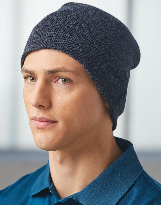[CH22] Acrylic Knitted Marl Beanie