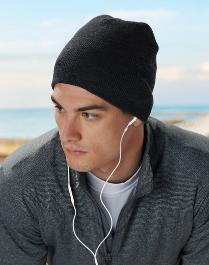 [CH22] Acrylic Knitted Marl Beanie