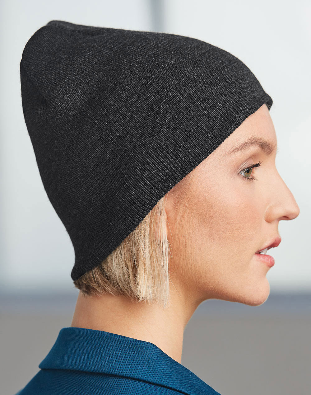 [CH22] Acrylic Knitted Marl Beanie