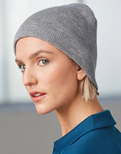 [CH22] Acrylic Knitted Marl Beanie