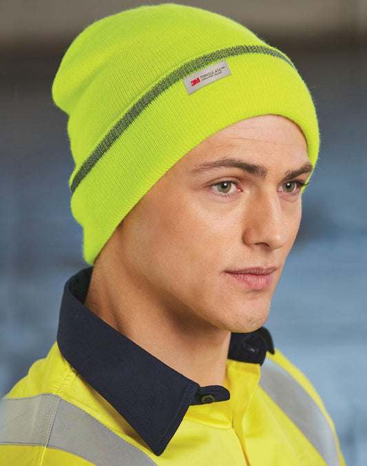 [CH23] 3M Insulated Beanie with Reflective stripe