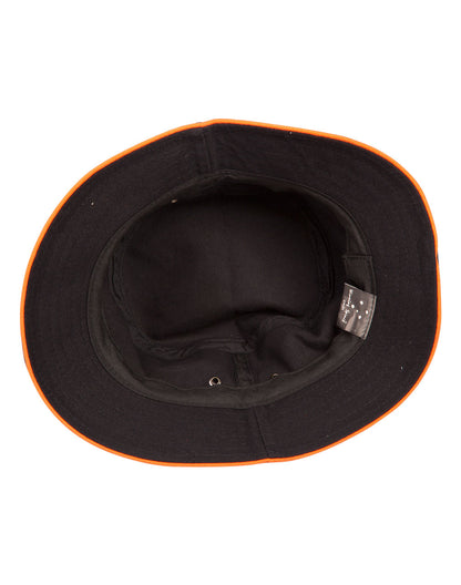 [CH31] soft washed sandwich bucket hat
