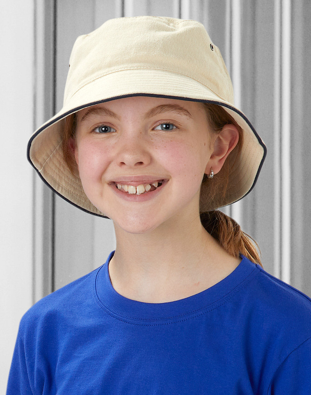 [CH31] soft washed sandwich bucket hat