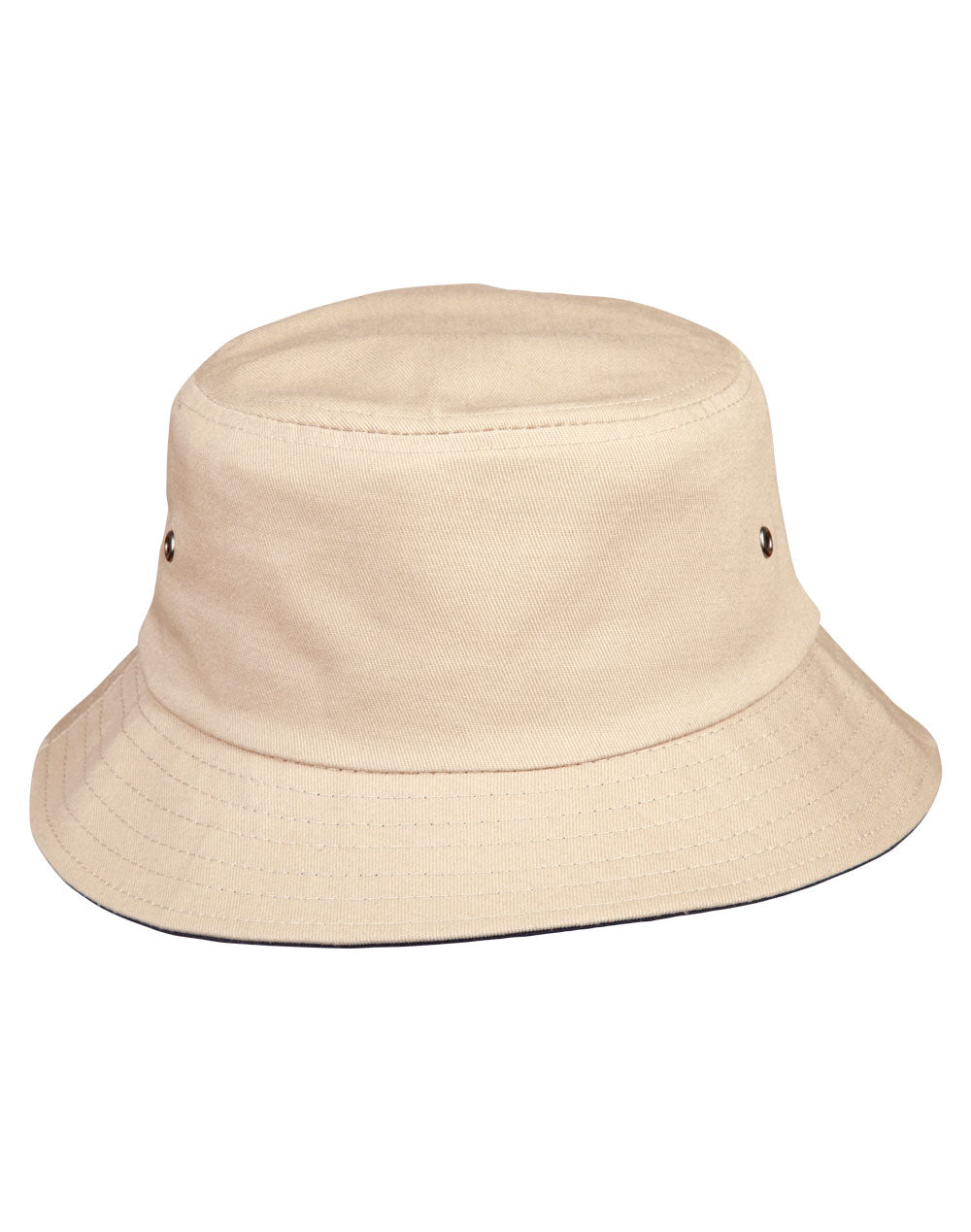 [CH32A] contrasting underbrim bucket hat