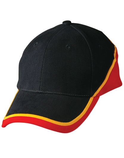 [CH38] Tri-color sue heavy brushed cotton cap