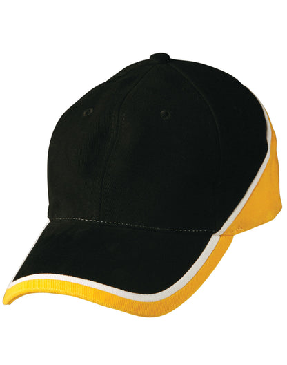 [CH38] Tri-color sue heavy brushed cotton cap