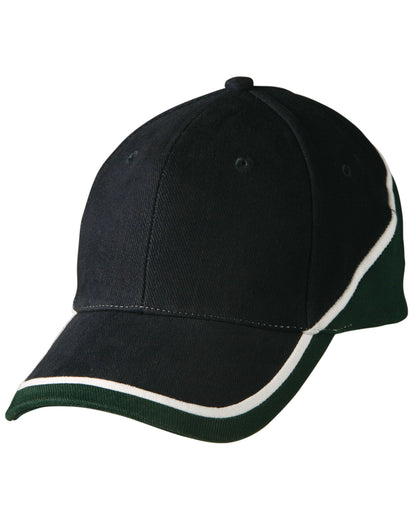 [CH38] Tri-color sue heavy brushed cotton cap