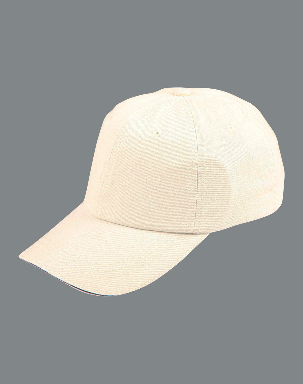 [CH40] Washed polo cotton unstructured cap sandwich cap