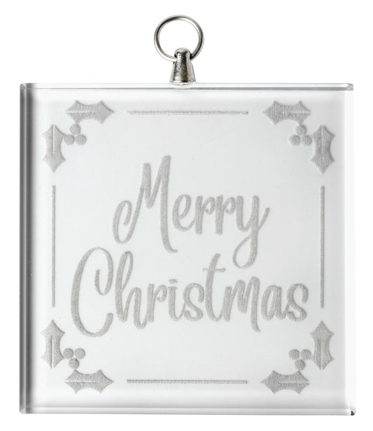 Glass Medal - Square