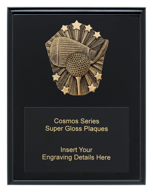 Cosmos Super Plaque - Golf