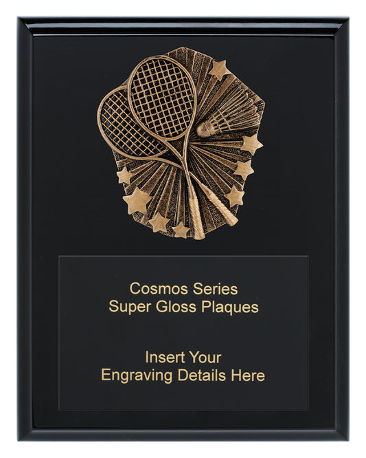 Cosmos Super Plaque - Badminton