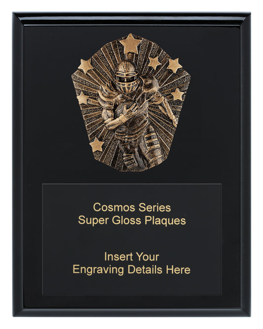 Cosmos Super Plaque - American Football
