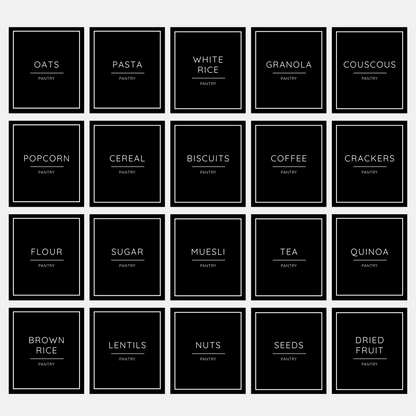 Pantry Labels