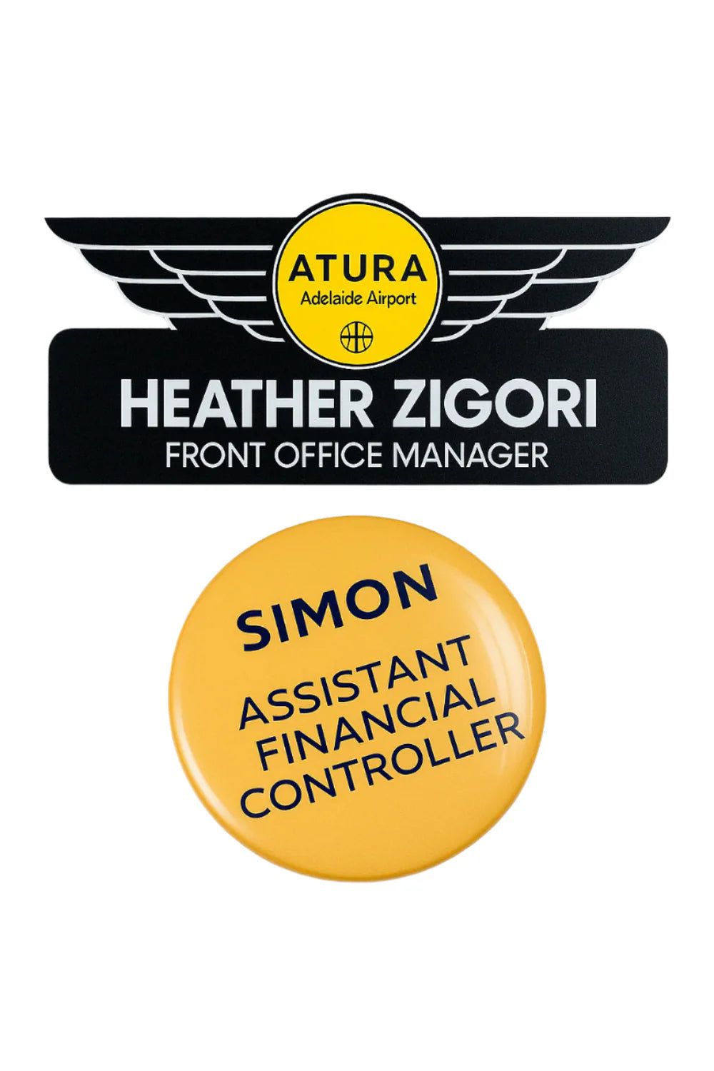 Custom Shaped Name Badge