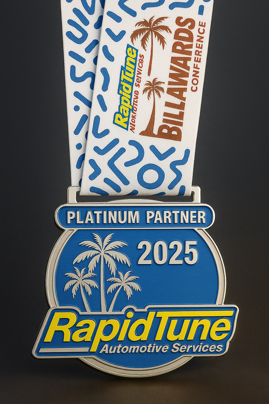 Custom Enamel Paint filled Medal