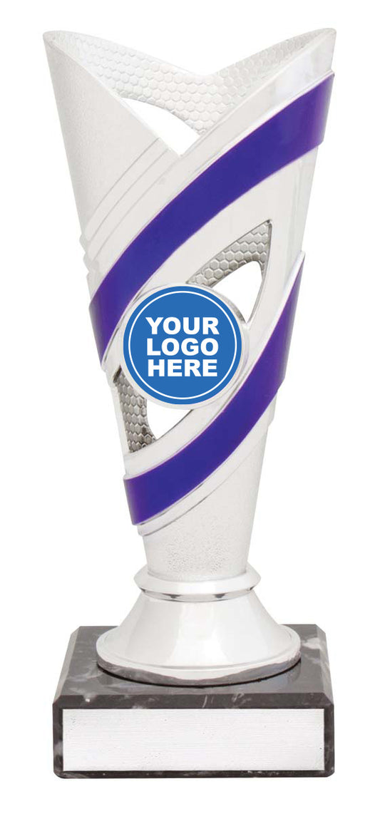 Curve Cups - Silver / Purple
