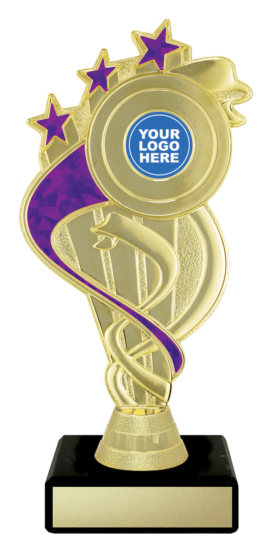 Purple Ribbon Star