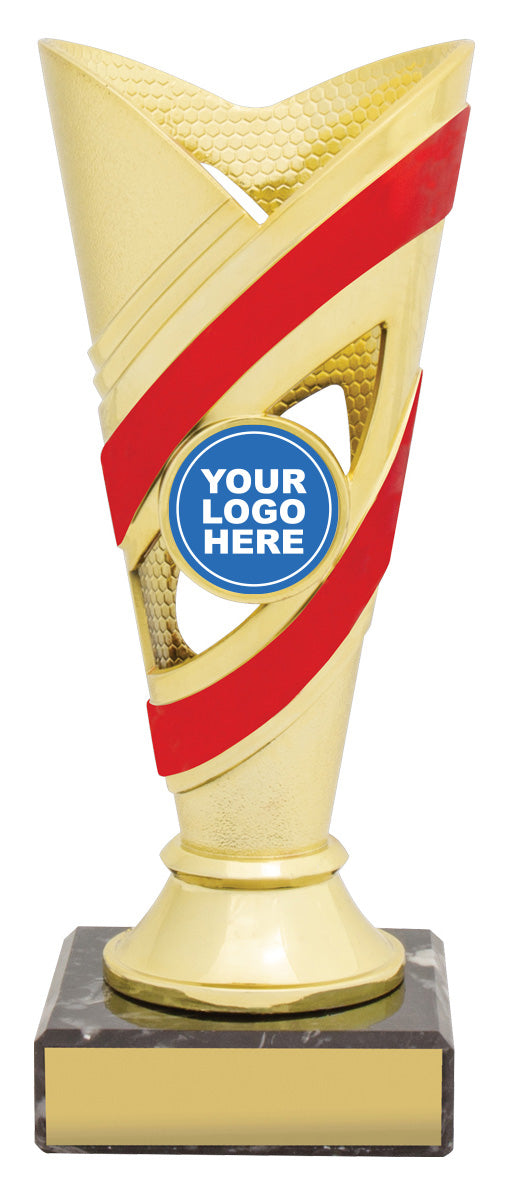 Curve Cups - Gold / Red